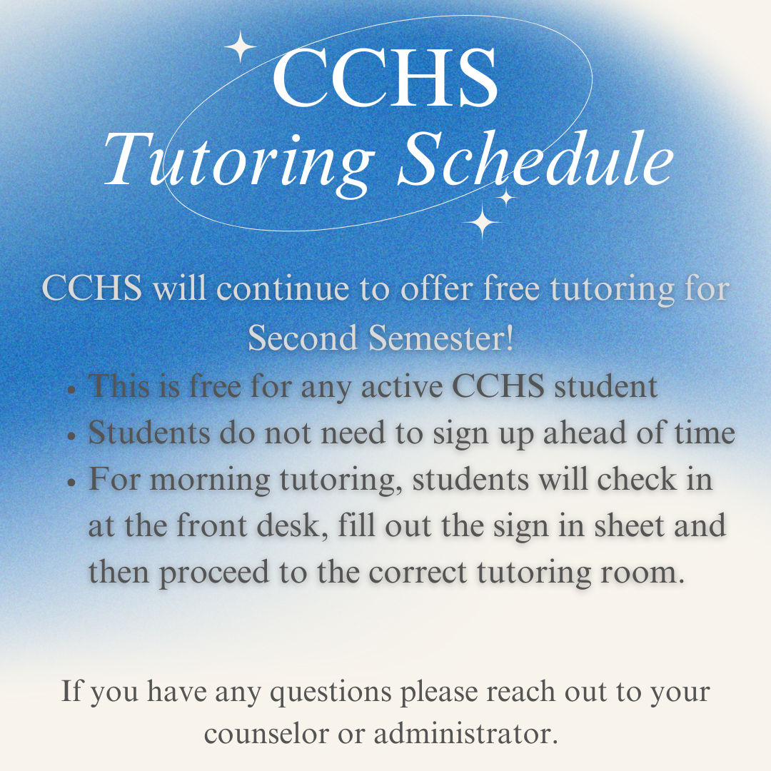 about CCHS tutoring